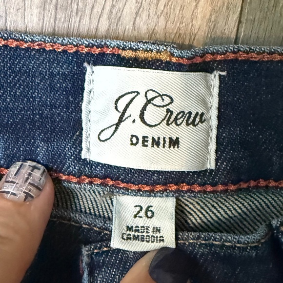 J Crew Vintage Straight Stretch Medium Wash jeans size 26 - Picture 3 of 6